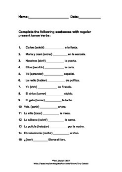 Past simple regular verbs negative exercises pdf